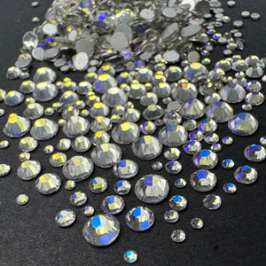 Single Color Rhinestone Mix - Moonlight - GLASS