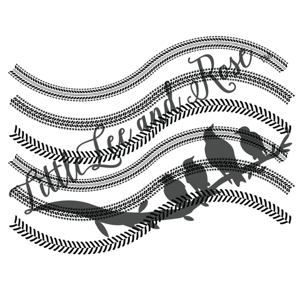 Tire Tracks Instant Transfer Sheet