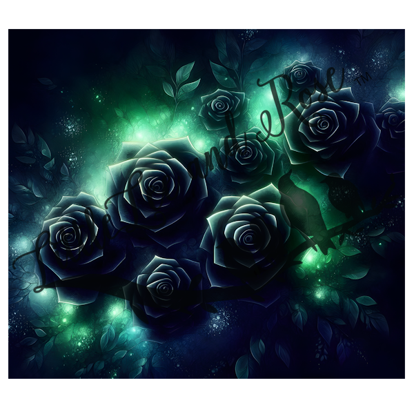 
            
                Load image into Gallery viewer, Night Rose 20oz Wrap UV-DTF
            
        