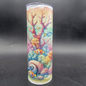 
            
                Load image into Gallery viewer, Pre-Sublimated 20oz Tumbler - Coral Reef
            
        