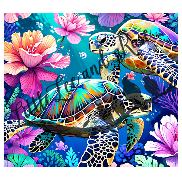 
            
                Load image into Gallery viewer, Ocean Bubbles and Shells 20oz Wrap UV-DTF
            
        