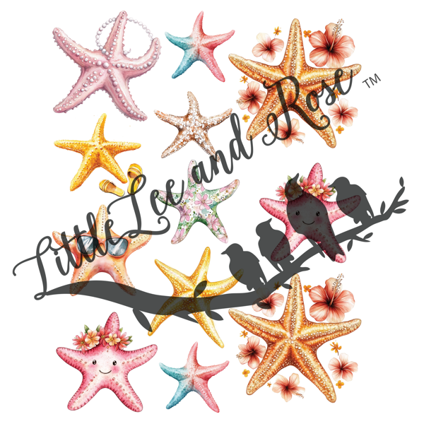 
            
                Load image into Gallery viewer, Ocean Starfish UV-DTF Sheet
            
        