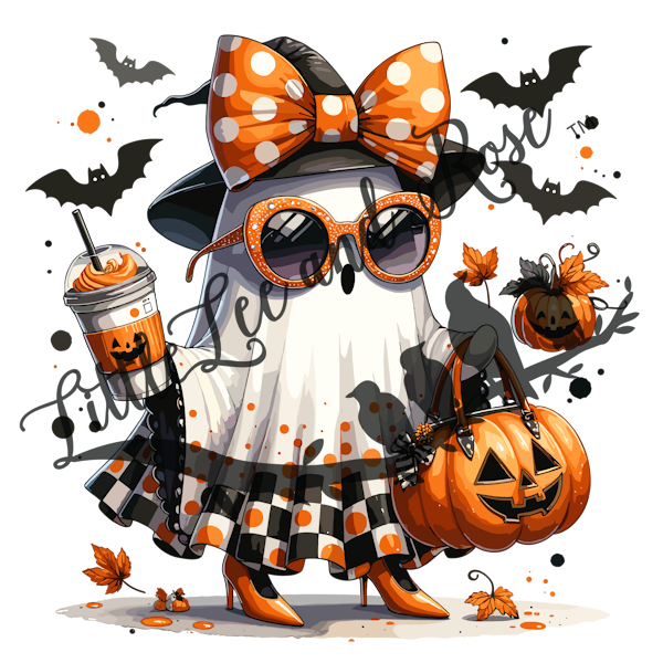 
            
                Load image into Gallery viewer, Orange Glam Ghostie UV-DTF
            
        