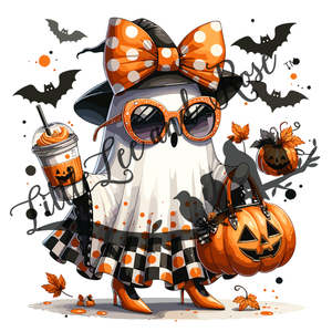 
            
                Load image into Gallery viewer, Orange Glam Ghostie UV-DTF
            
        