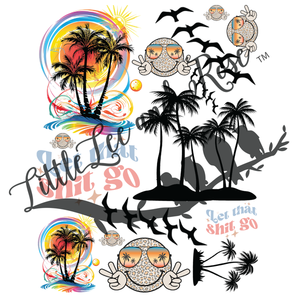 Palm Beach Total Tumbler Instant Transfer Sheet