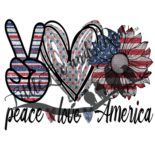 
            
                Load image into Gallery viewer, Peace Love America Instant Transfer
            
        