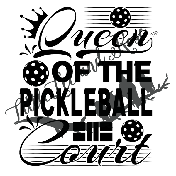
            
                Load image into Gallery viewer, Pickleball Queen Instant Transfer
            
        