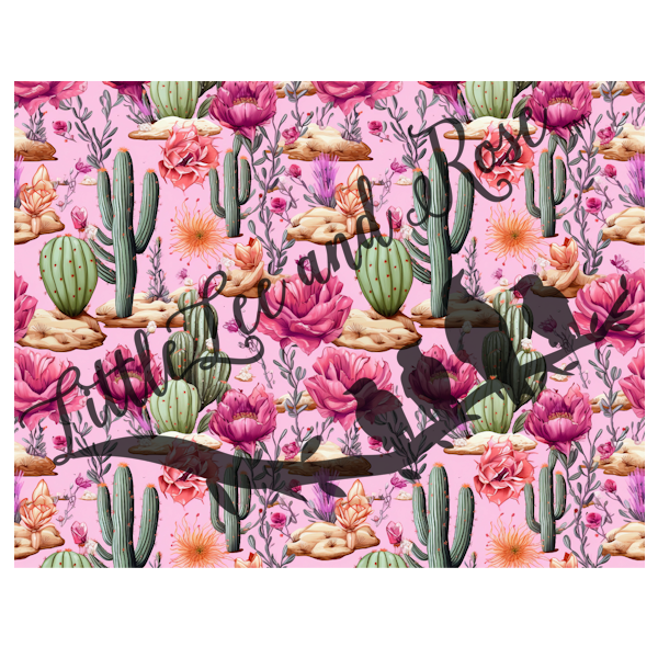 
            
                Load image into Gallery viewer, Pink Cactus Full Sheet 8.5x11 Instant Transfer
            
        