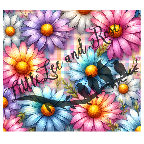 
            
                Load image into Gallery viewer, .Plaid Daisies - Tumbler, Sublimation, or Vinyl
            
        