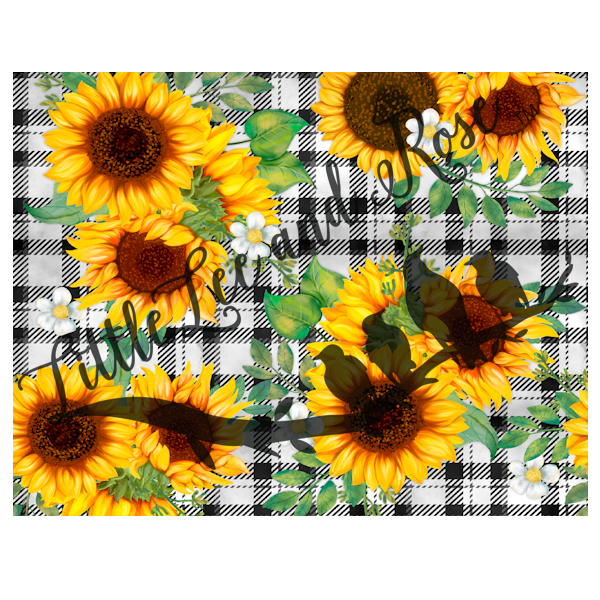 
            
                Load image into Gallery viewer, Plaid Sunflower Full Sheet 8.5x11 Instant Transfer
            
        
