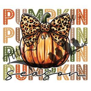 Pumpkin Season Marquee Instant Transfer