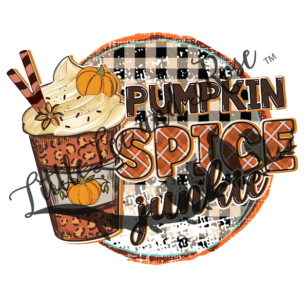 Pumpkin Junkie - Sublimation Print