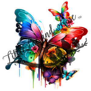 
            
                Load image into Gallery viewer, Rainbow Butterflies Instant Transfer
            
        