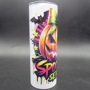 
            
                Load image into Gallery viewer, Pre-Sublimated 20oz Tumbler - Neon Spooky Season
            
        