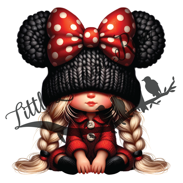 
            
                Load image into Gallery viewer, Red Bow Beanie Girl UV-DTF
            
        