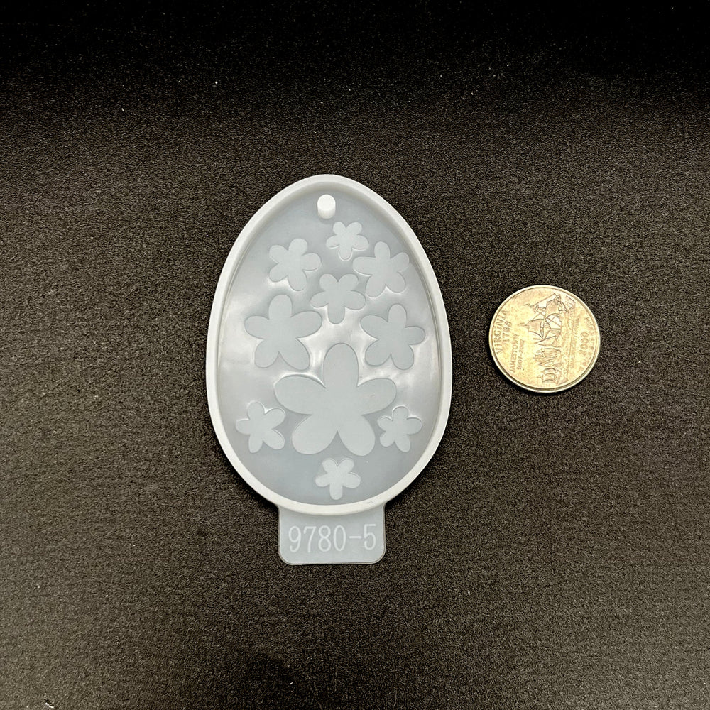 Fun Flowers Easter Egg Keychain Mold