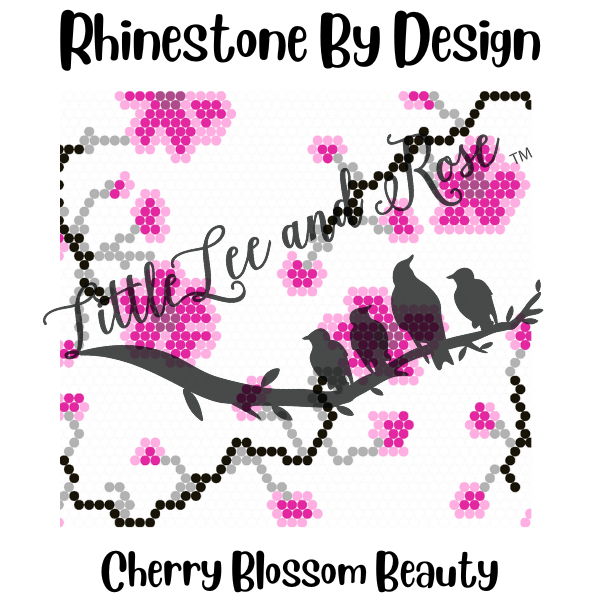 
            
                Load image into Gallery viewer, Printed Vinyl of Rhinestone by Design - Cherry Blossom Beauty
            
        