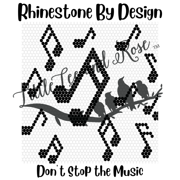 
            
                Load image into Gallery viewer, Sublimation Print of Rhinestone by Design - Don&amp;#39;t Stop the Music
            
        