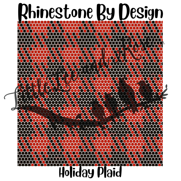 
            
                Load image into Gallery viewer, Sublimation Print of Rhinestone by Design - Holiday Plaid
            
        