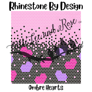 Rhinestone by Design - Ombre Hearts - Resin Rhinestone Set