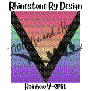 Rhinestone by Design - Rainbow V-Split - Glass Rhinestone Set