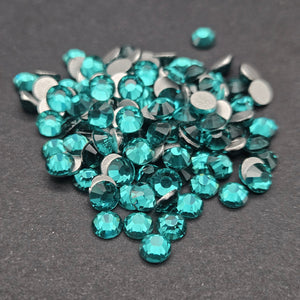 
            
                Load image into Gallery viewer, Single Color Rhinestones - Blue Zircon - GLASS
            
        