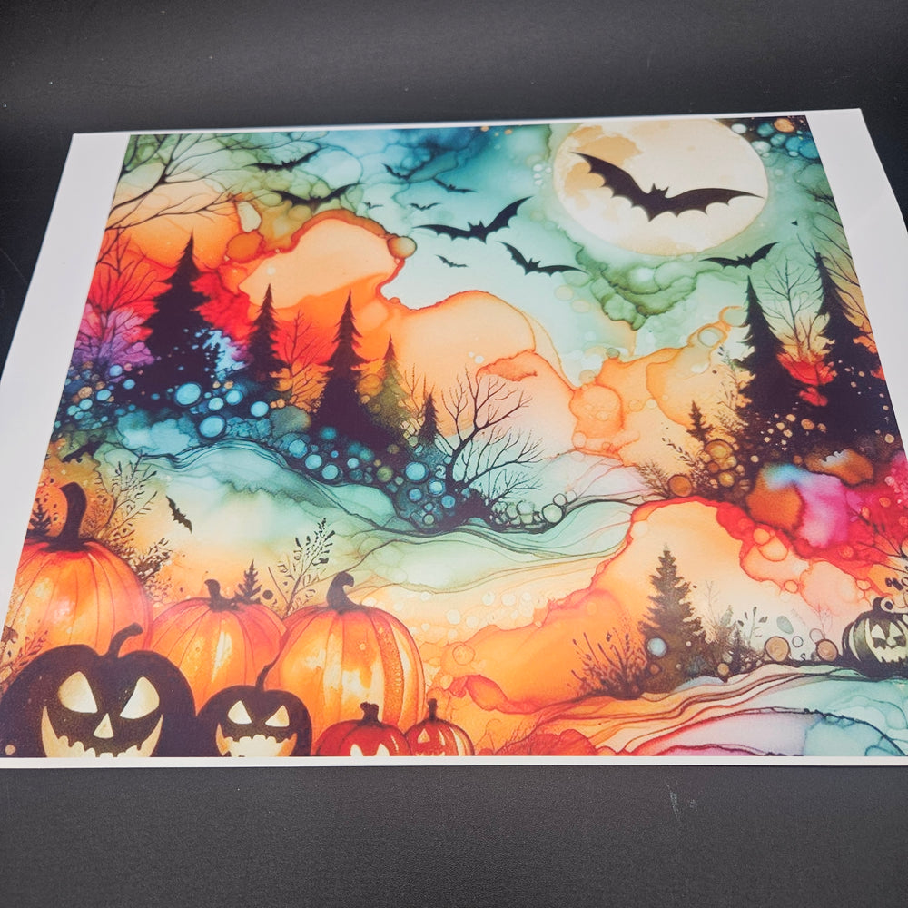 
            
                Load image into Gallery viewer, Printed Vinyl Sheet - Inked With Halloween Spirit
            
        