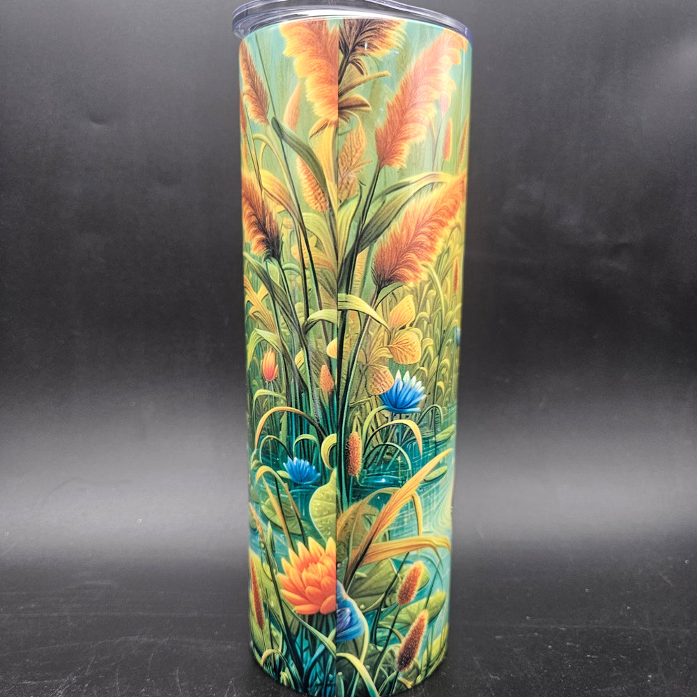 Pre-Sublimated 20oz Tumbler - Happy Hippo