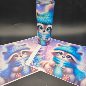 Winter Critter - Tumbler, sublimation or vinyl