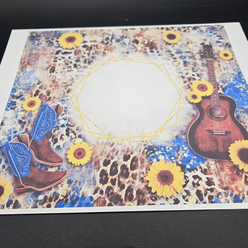 
            
                Load image into Gallery viewer, Sublimation Print of 20oz Wrap - Turquoise On My Guitar
            
        