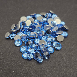 
            
                Load image into Gallery viewer, Single Color Rhinestones - Light Sapphire - GLASS
            
        