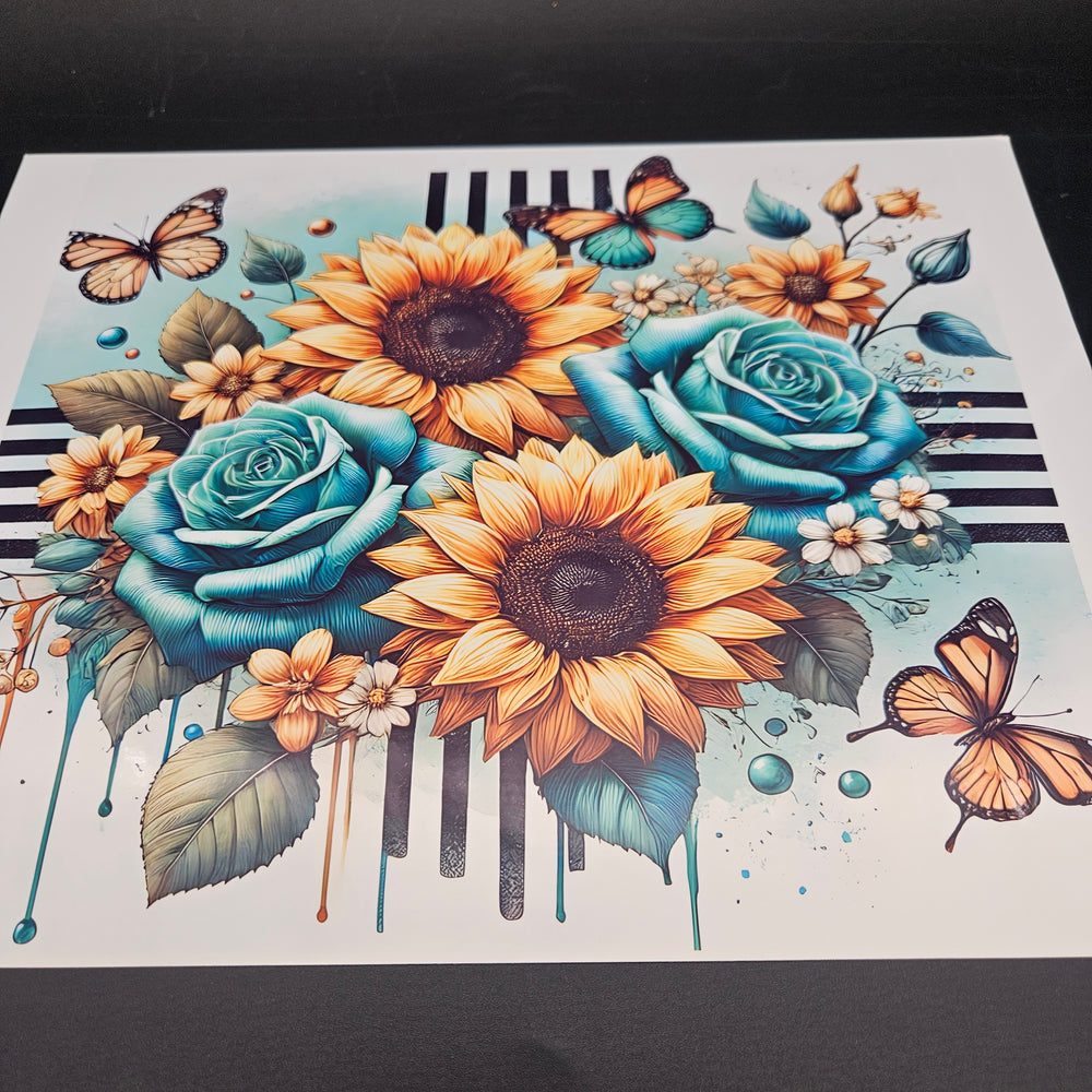
            
                Load image into Gallery viewer, Printed Vinyl Sheet - Sunflower Skies
            
        