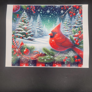Printed Vinyl Sheet - Winter Wonderland