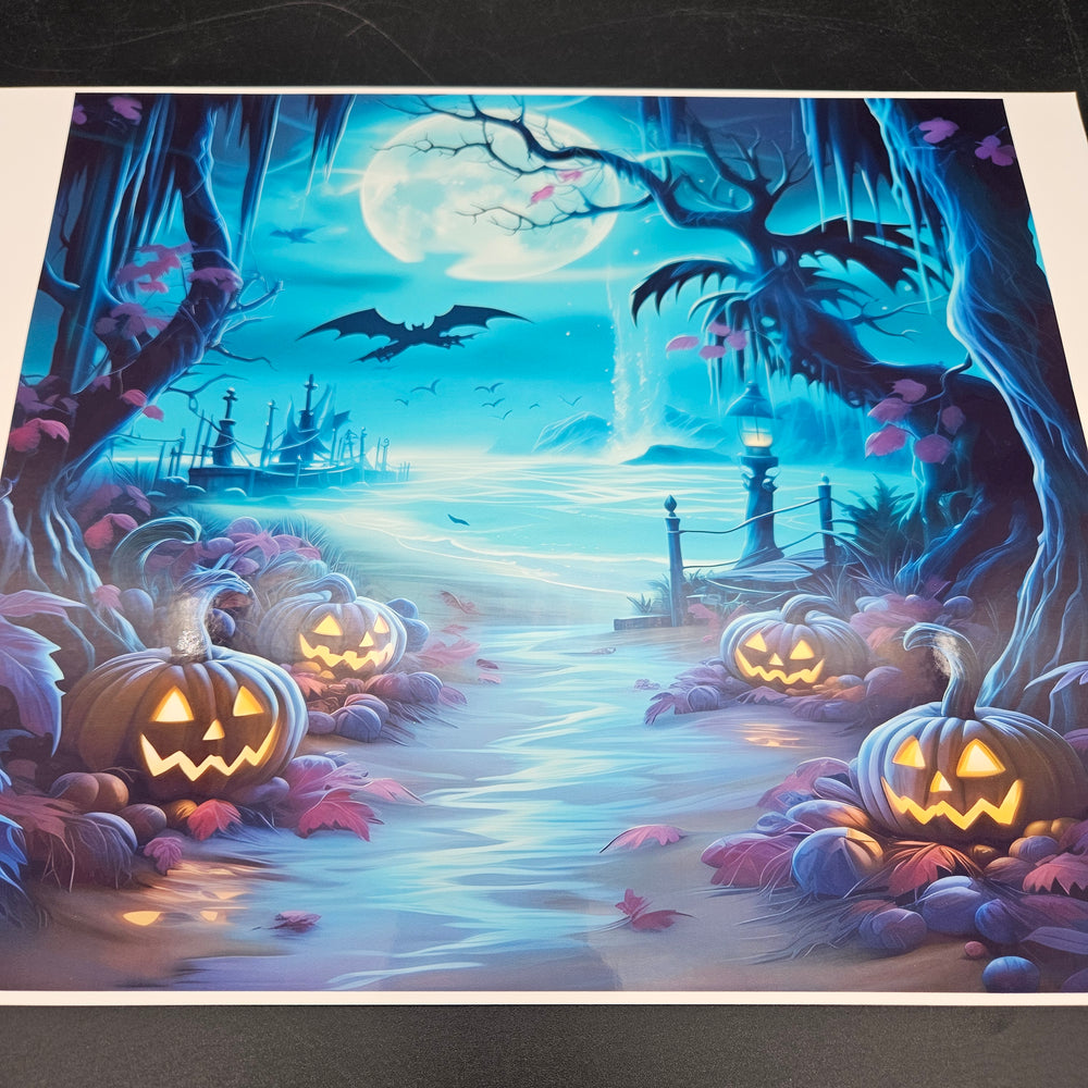 
            
                Load image into Gallery viewer, Printed Vinyl Sheet - Pumpkin Pier
            
        