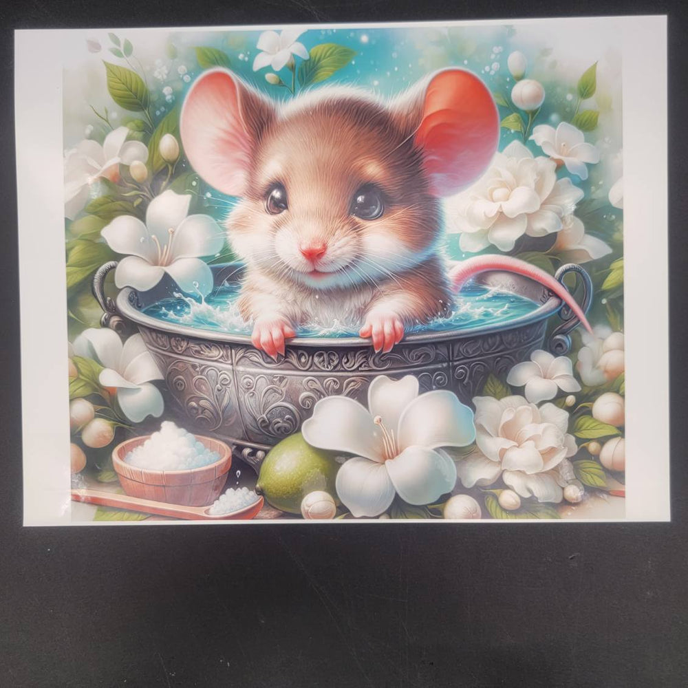 
            
                Load image into Gallery viewer, Printed Vinyl Sheet - Bathtime
            
        