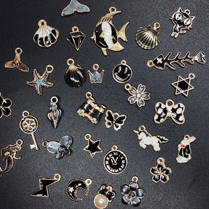 Charms - Assorted Black