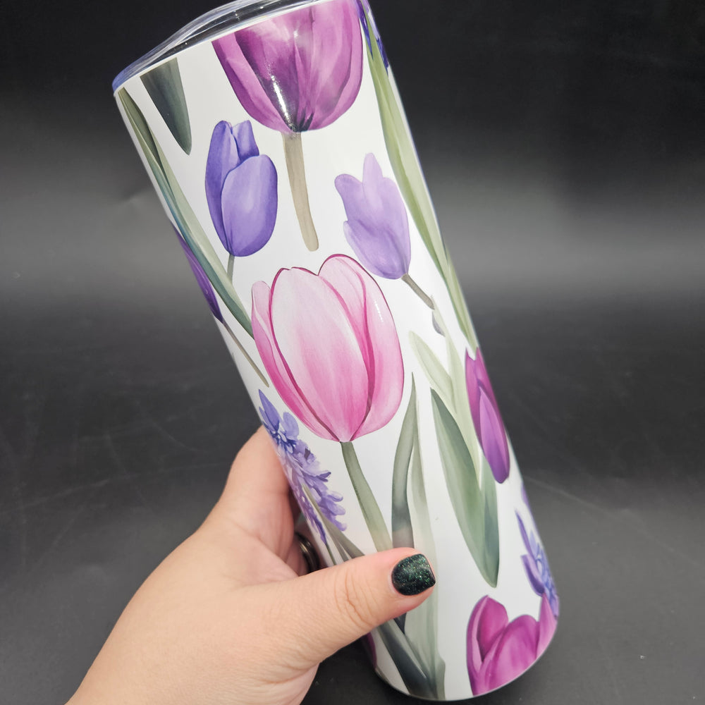 
            
                Load image into Gallery viewer, Pre-Sublimated 20oz Tumbler - Tulip Spring
            
        