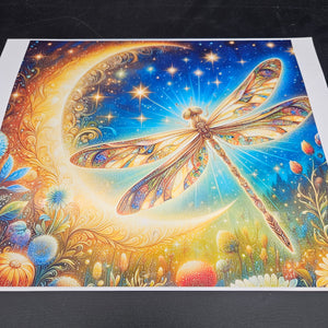 
            
                Load image into Gallery viewer, Printed Vinyl Sheet - Golden Dragonfly
            
        