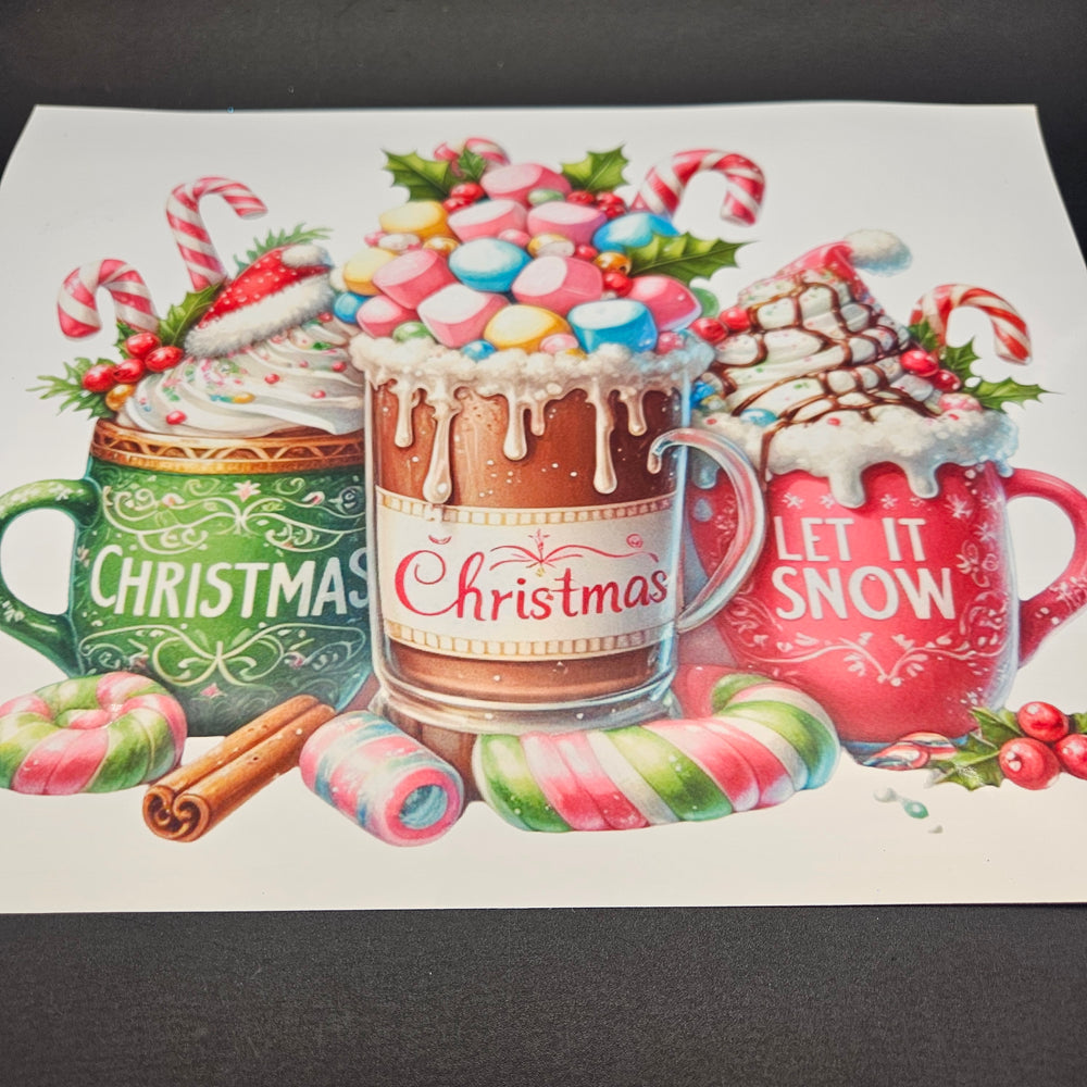 
            
                Load image into Gallery viewer, Printed Vinyl Sheet - Christmas Confections
            
        