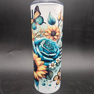 Pre-Sublimated 20oz Tumbler - Sunflower Skies