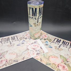 
            
                Load image into Gallery viewer, I&amp;#39;m Not Perfect - Tumbler, Sublimation, or Vinyl
            
        