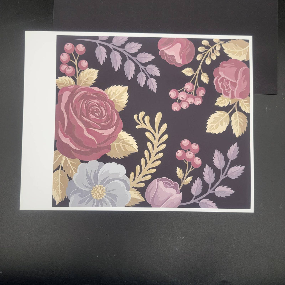 
            
                Load image into Gallery viewer, Sublimation Print of 20oz Wrap - Dark Floral
            
        