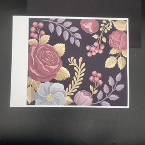 Sublimation Print of 20oz Wrap - Dark Floral