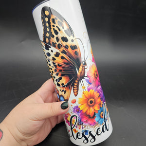 
            
                Load image into Gallery viewer, Pre-Sublimated 20oz Tumbler - Blessed &amp;amp; Vibrant
            
        