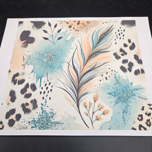 
            
                Load image into Gallery viewer, Sublimation Print of 20oz Wrap - Leopard Feather
            
        