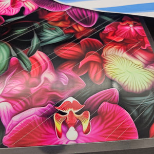 Pre-Cut UV-DTF - Magenta Orchid Layered V-Split