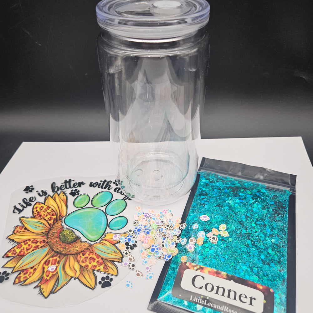 
            
                Load image into Gallery viewer, Snow Globe Tumbler Bundle - Better With Dogs
            
        