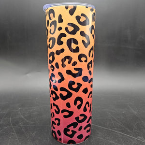 Pre-Sublimated 20oz Tumbler - Fall Leopard