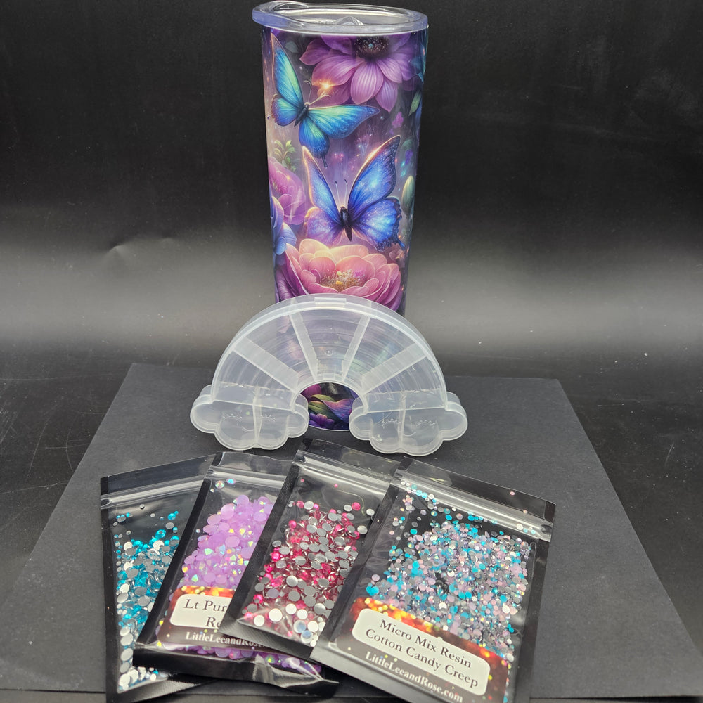 
            
                Load image into Gallery viewer, Royal Garden - Resin Rhinestone Tumbler Bundle
            
        