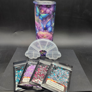 
            
                Load image into Gallery viewer, Royal Garden - Resin Rhinestone Tumbler Bundle
            
        